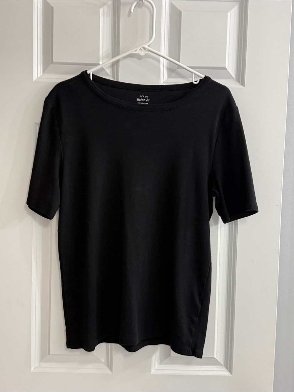 J. Crew Black Short Sleeve Crewneck Tee